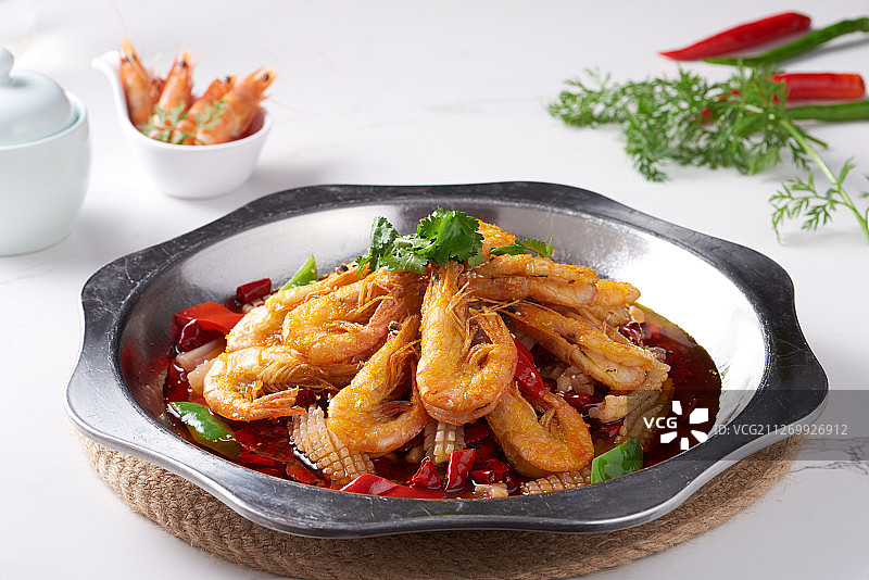 干锅虾图片素材