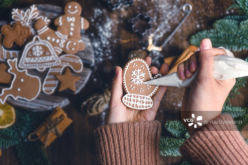 圣诞饼干图片素材