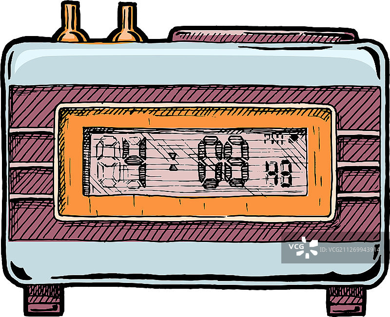 数字闹钟图片素材