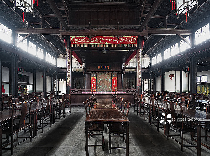 忠王府戏台图片素材