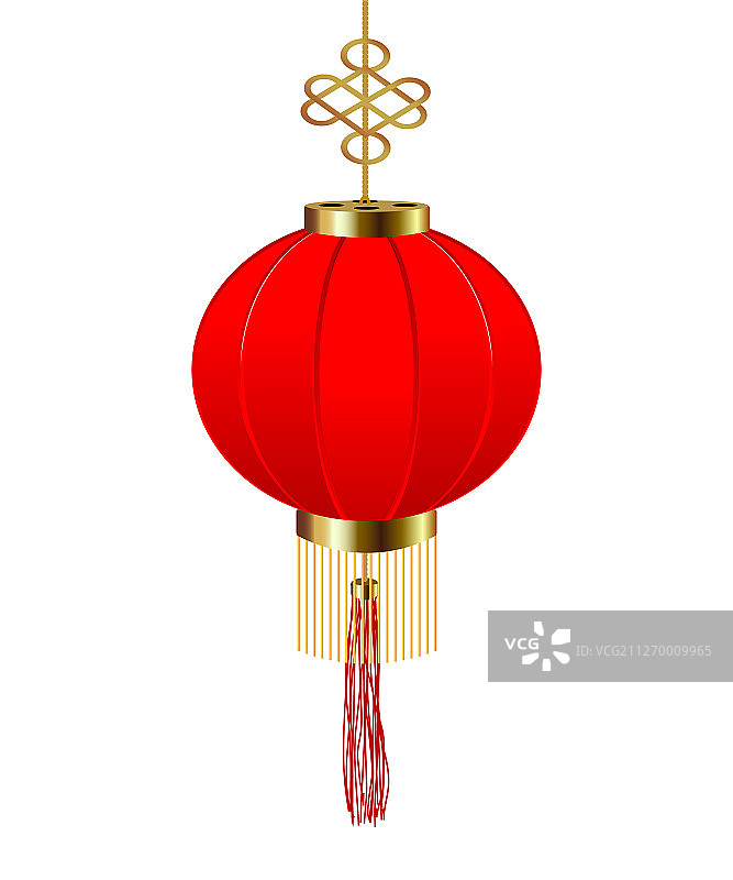 中国新年红色圆形剪纸图片素材