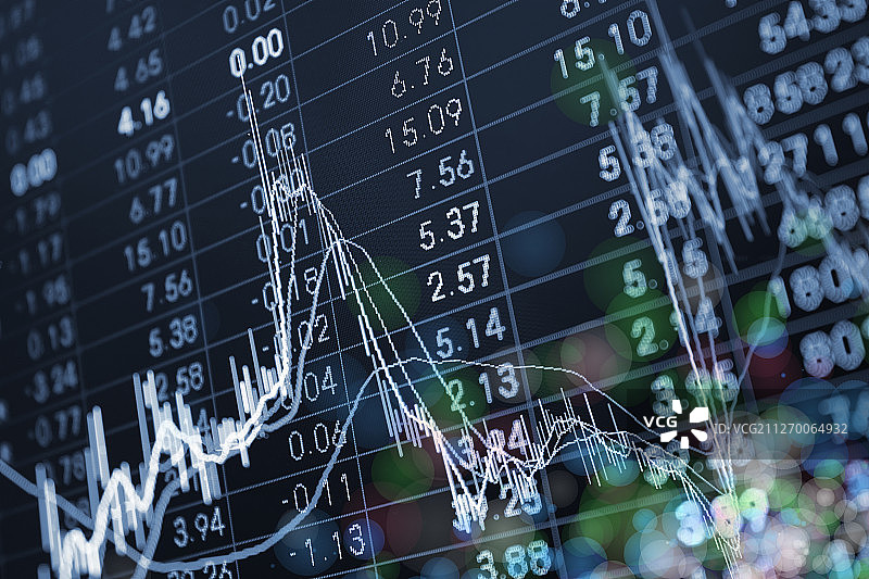 股票金融市场概念图片素材