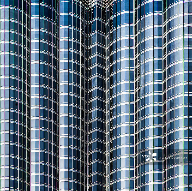 阿联酋迪拜哈利法塔细节局部图片素材