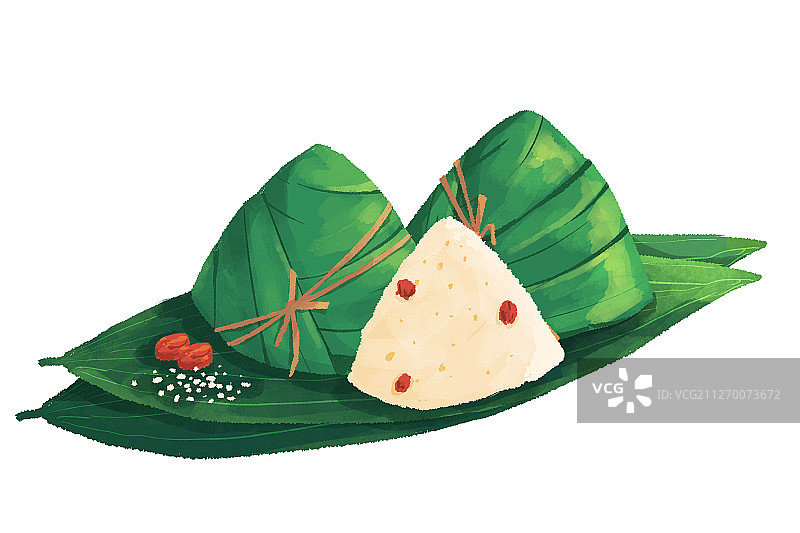 端午节粽子插画图片素材