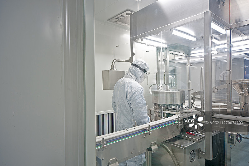 现代生物医药生产线图片素材