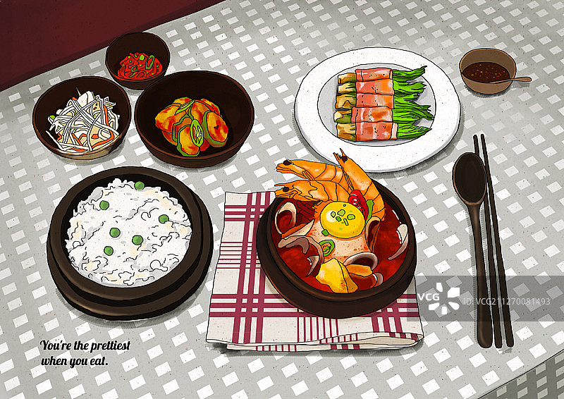 食物插画图片素材