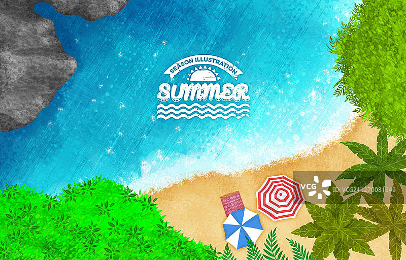 四季概念插画图片素材