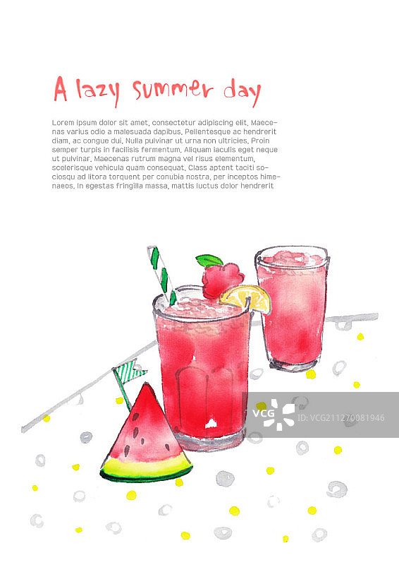 夏季饮料图片素材