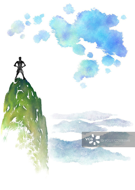 水彩风格插画图片素材