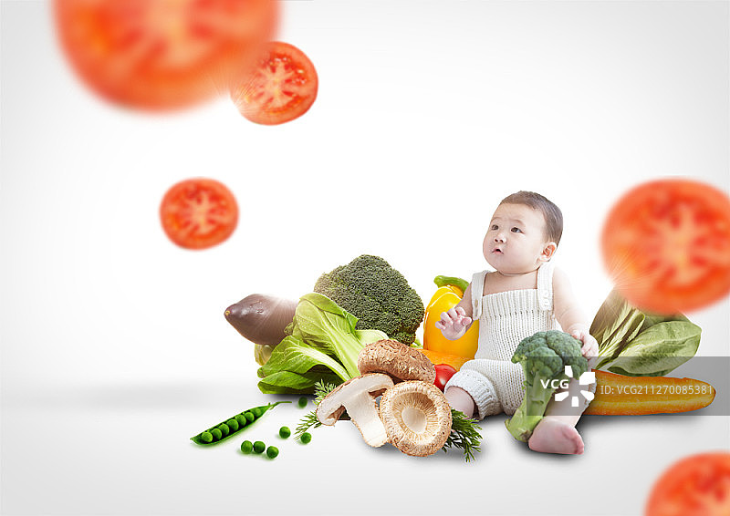 有机食品主题数字合成图像图片素材