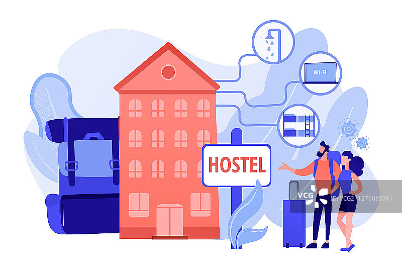 旅馆服务概念图片素材