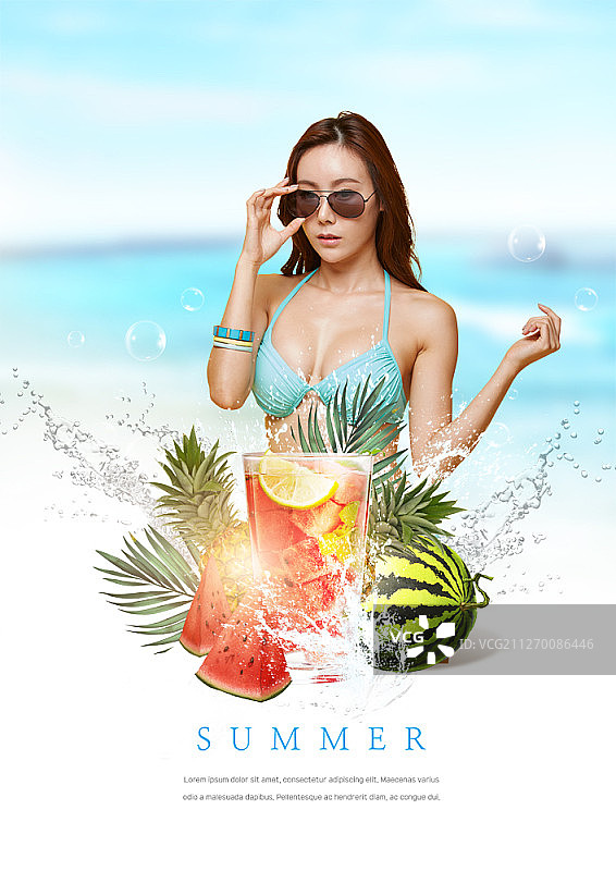 夏季促销海报图片素材