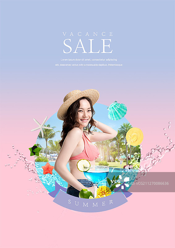 夏季促销海报图片素材