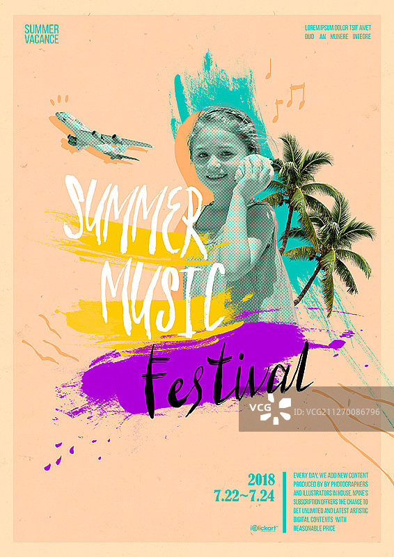 夏季促销海报图片素材