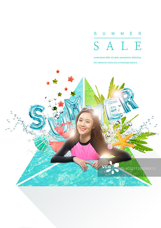 夏季促销海报图片素材