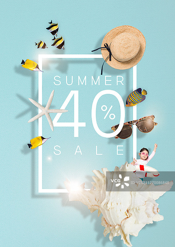 夏季促销海报图片素材