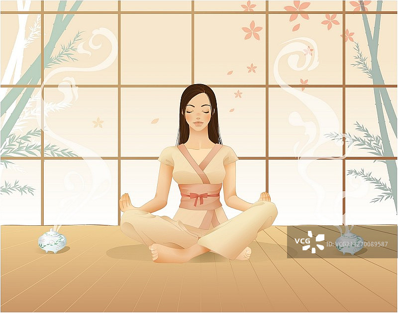 亚洲女性角色图片素材