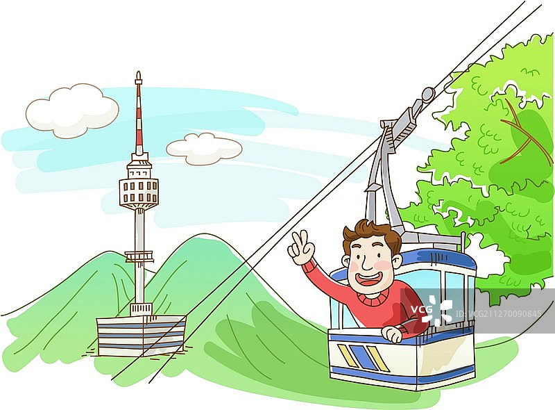 旅行概念矢量插图图片素材