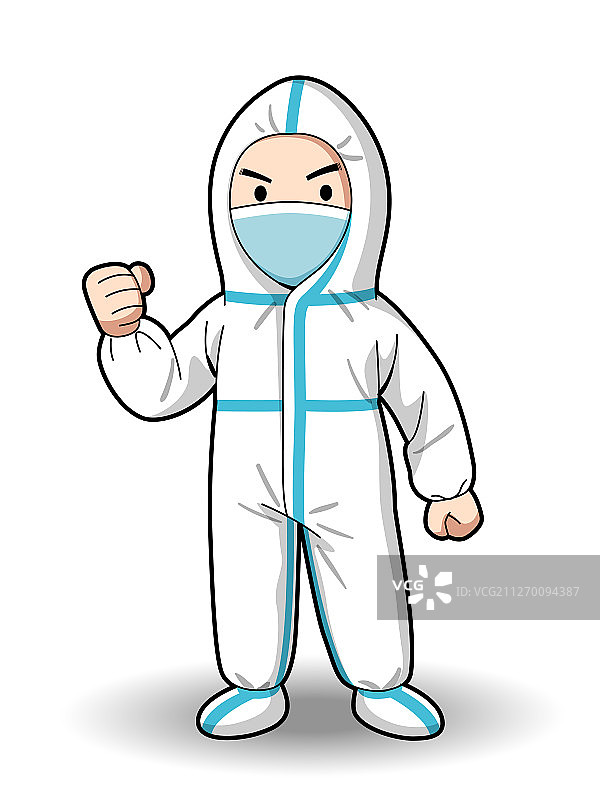 医生握拳加油图片素材