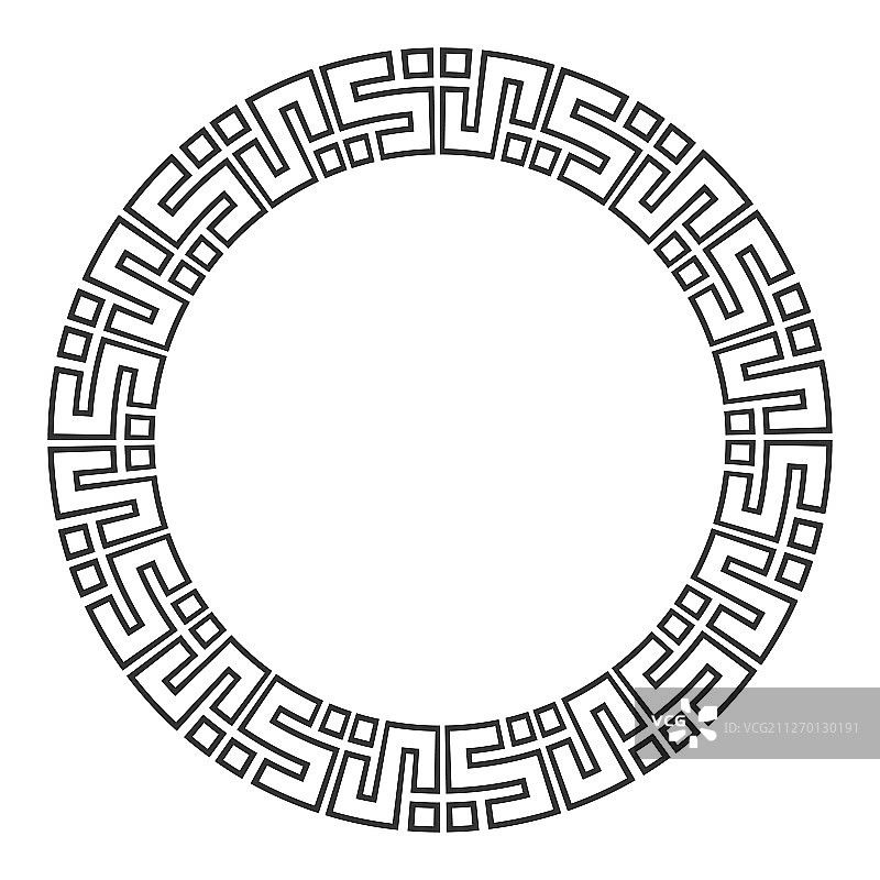 抽象圆形回旋几何图案图片素材