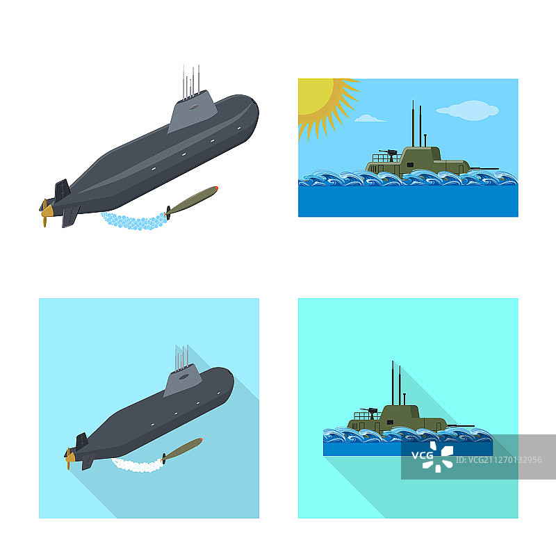 战争与船只标志集合图片素材