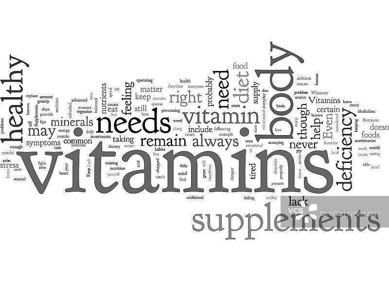 缺乏维生素图片素材