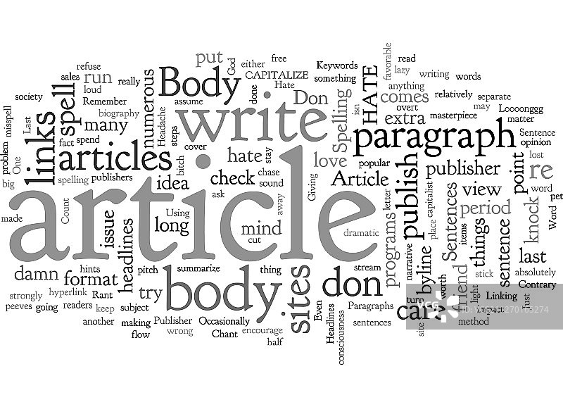 出版商的抱怨：我为什么讨厌你的身体图片素材