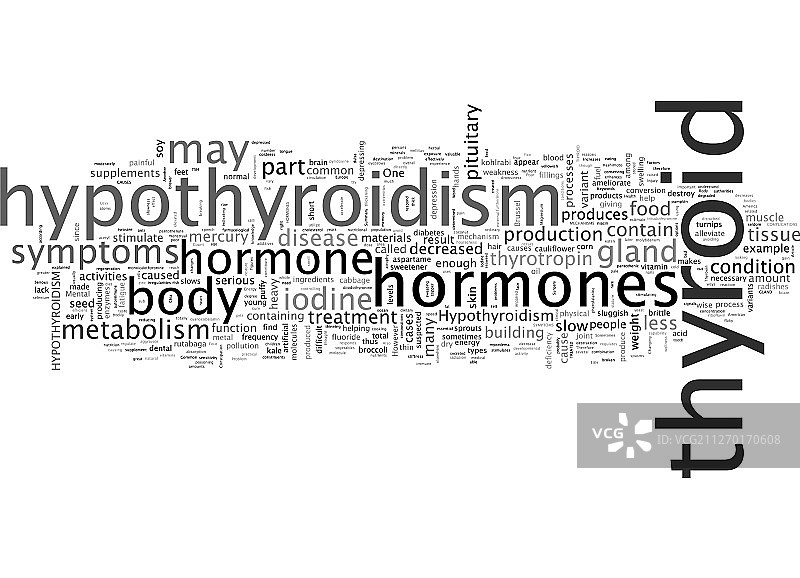 关于甲状腺机能减退的健康问题图片素材