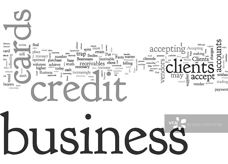 接受企业信用卡图片素材