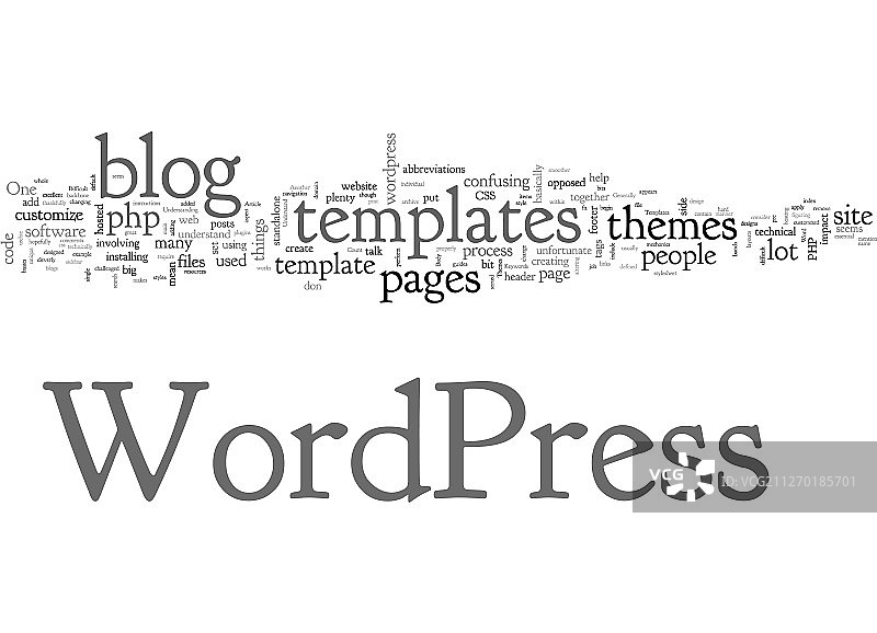 WordPress模板难以理解吗？图片素材