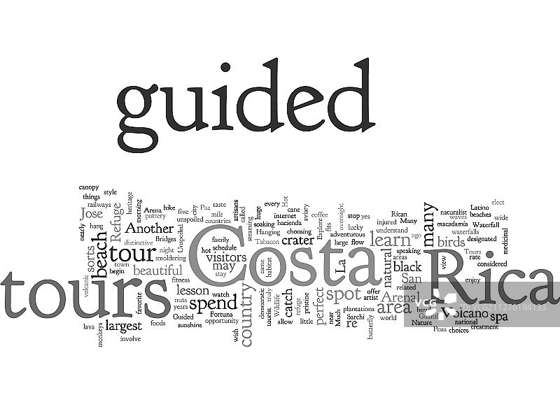 哥斯达黎加自然风光导览游图片素材