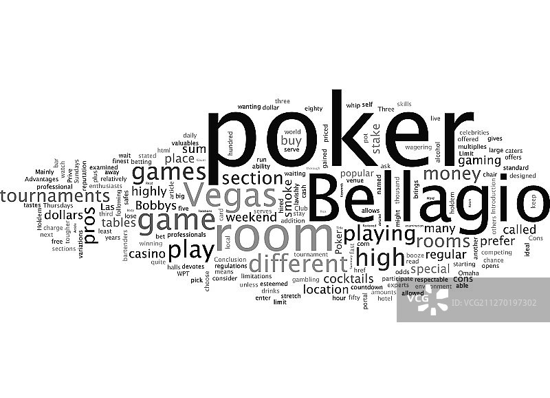 贝拉吉奥扑克室评论图片素材