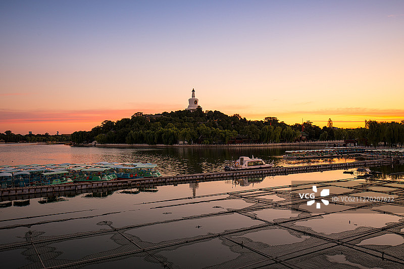 北海日出图片素材