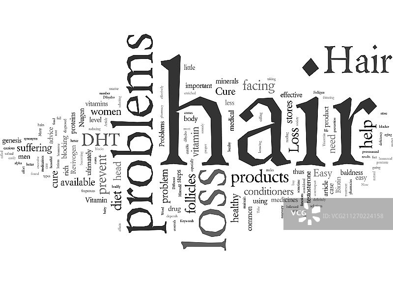 简易防脱发护理图片素材