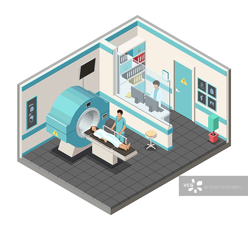 2.5D磁共振治疗医生图片素材