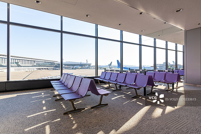 成田机场的候机厅图片素材