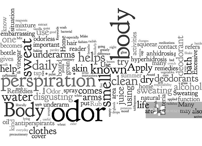 去除体味的家庭疗法图片素材