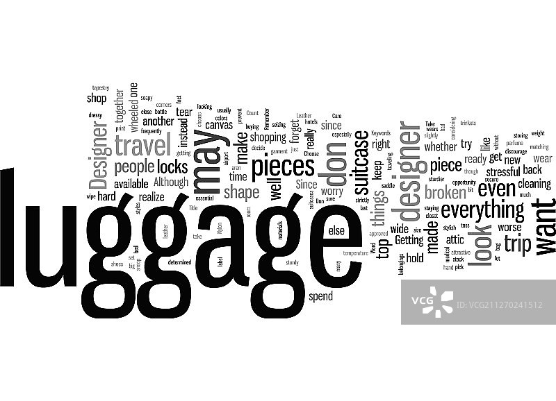 如何选择和护理名牌行李箱图片素材