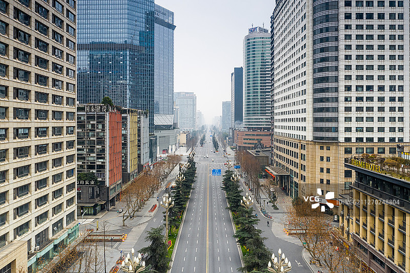 武汉成都空城人民南路一段图片素材