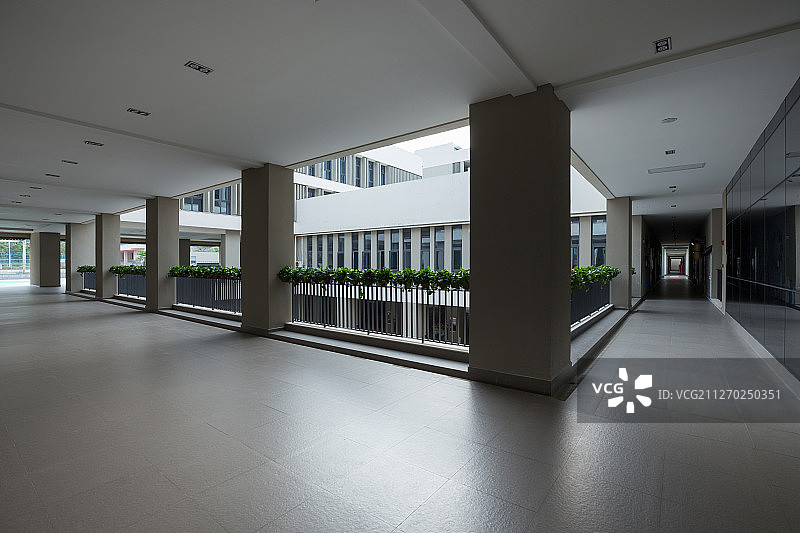 过道 天井图片素材