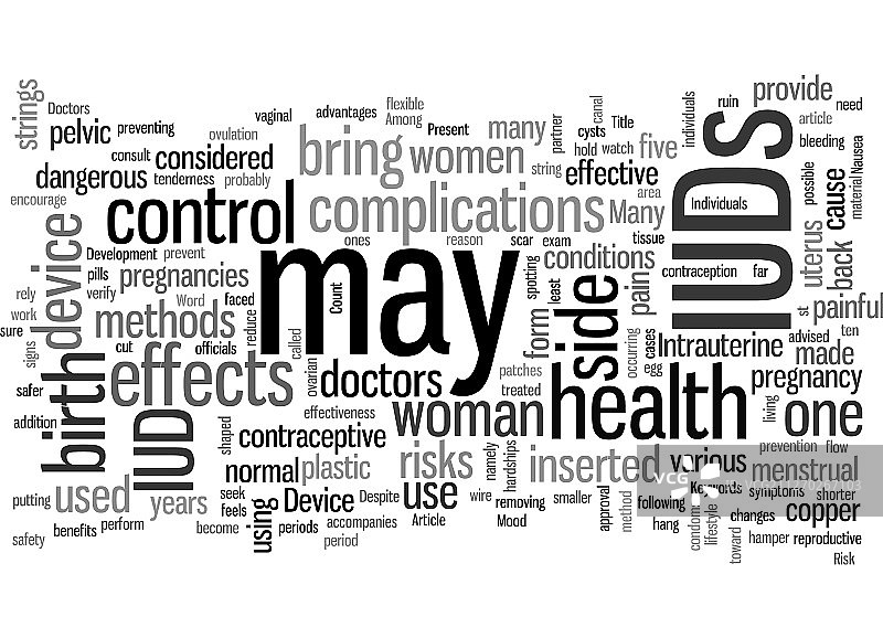 宫内节育器使用风险自负图片素材