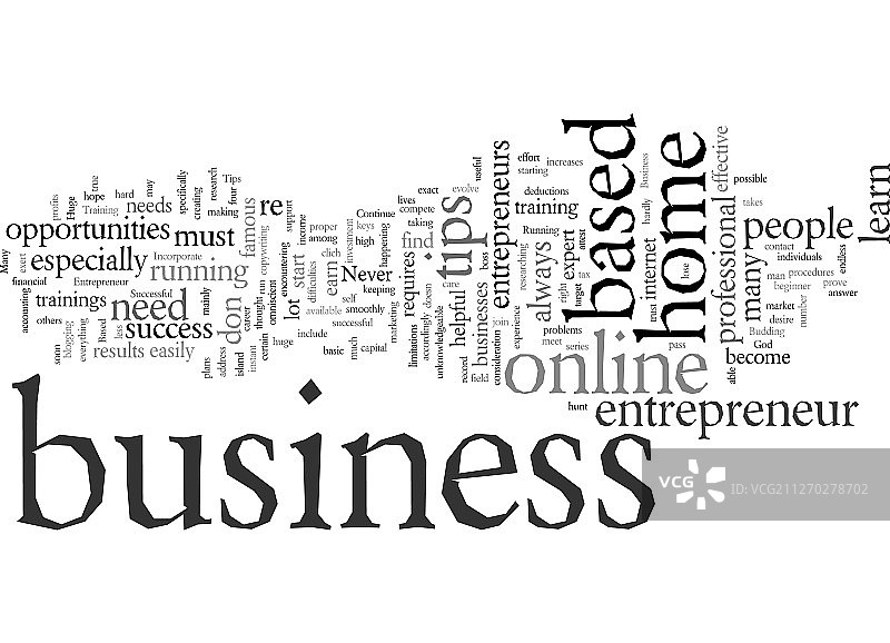 居家创业的企业家图片素材