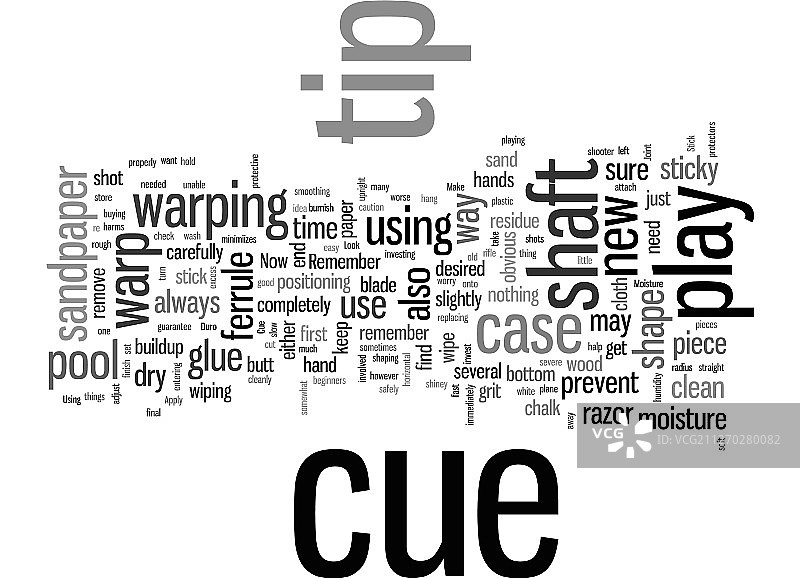 如何保养你的台球杆图片素材