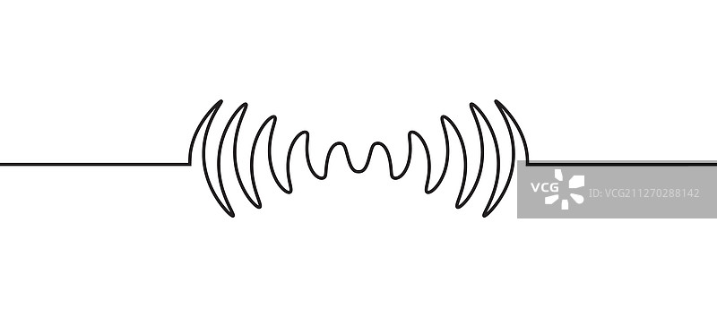 音频声波音乐波形脉冲图片素材