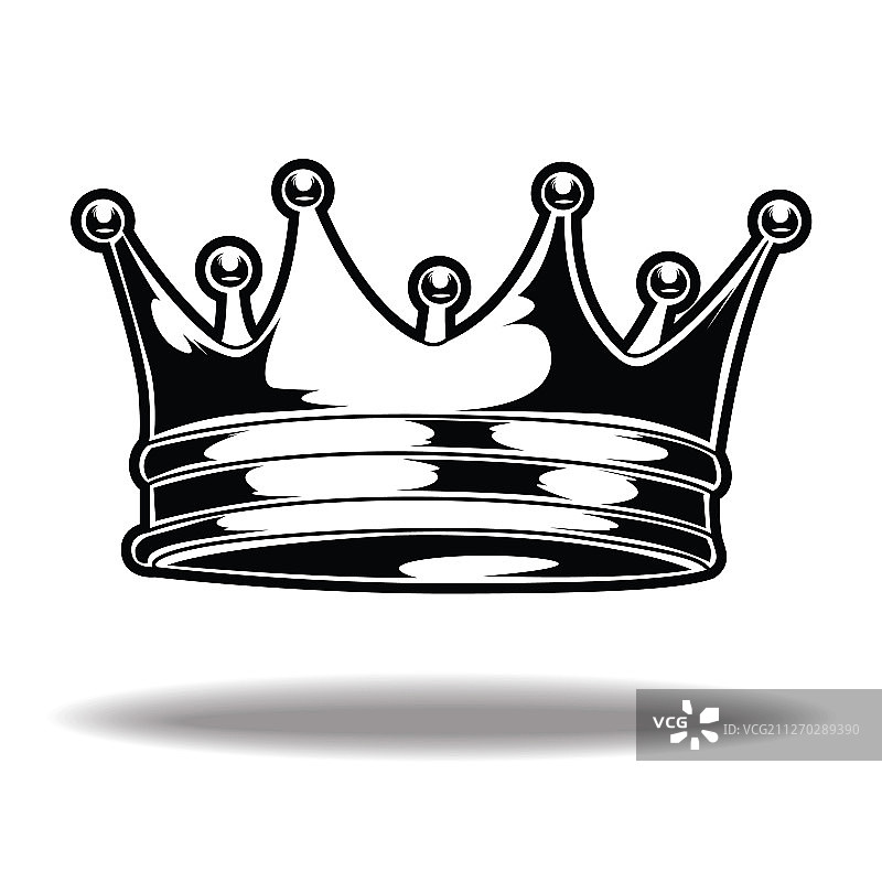黑白国王王后皇冠7图片素材