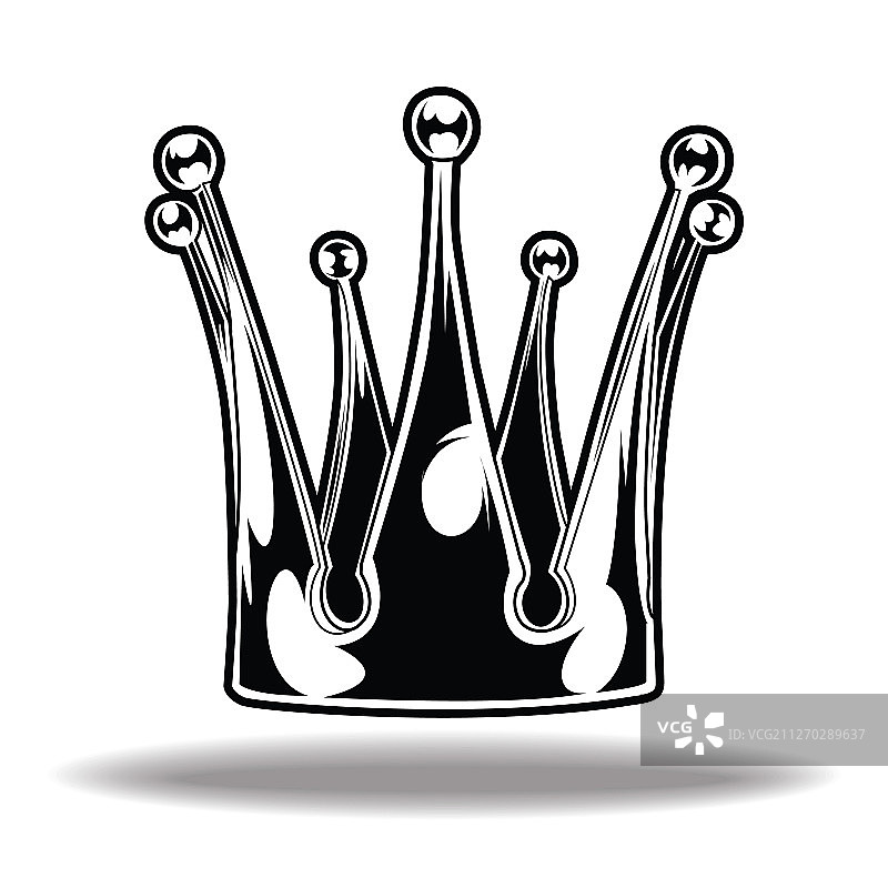黑白皇冠国王王后18图片素材