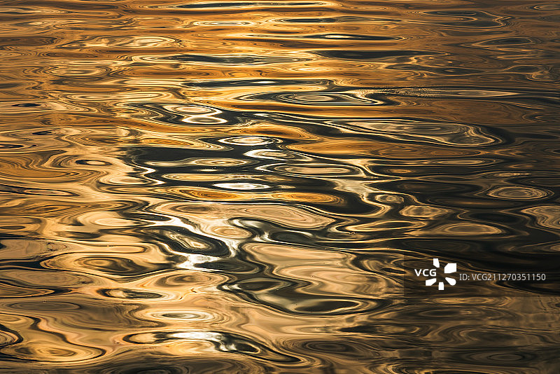 金色波浪图片素材