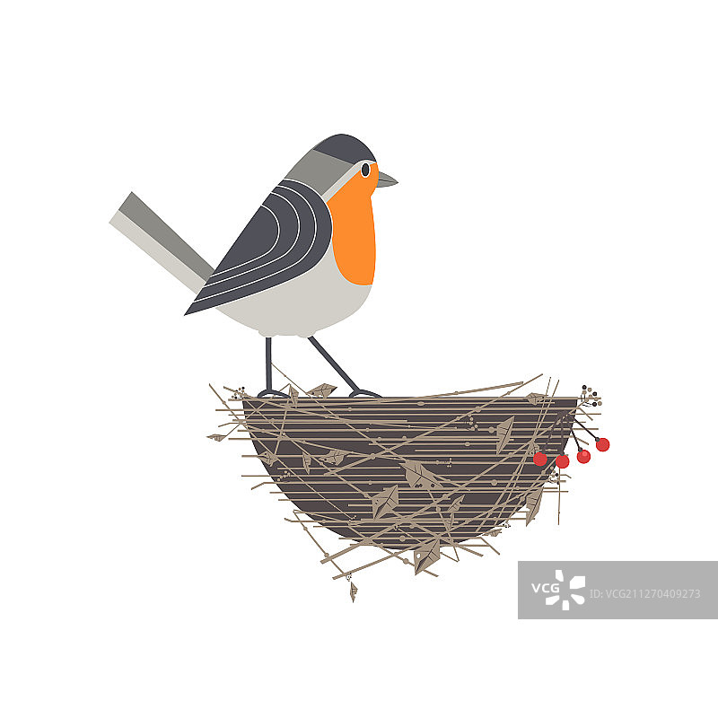 知更鸟图标图片素材