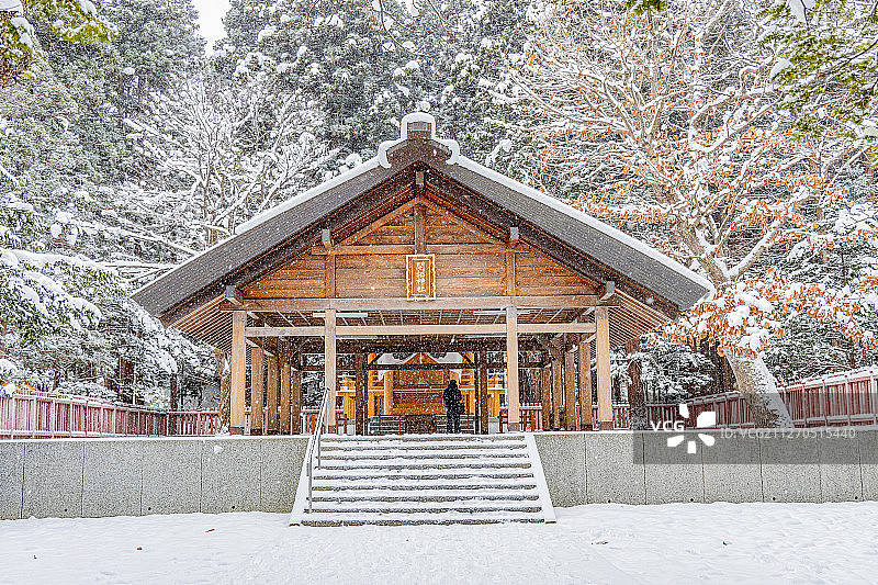 北海道神宫图片素材