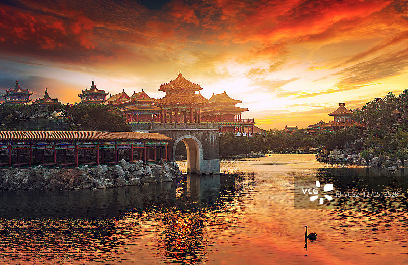 蓬莱三仙山图片素材